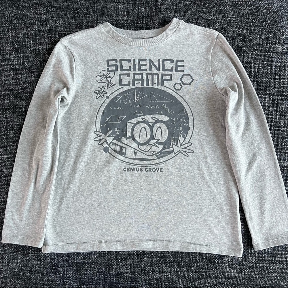 Gap Dexter’s Laboratory Science Camp Long Sleeve Top Size 8